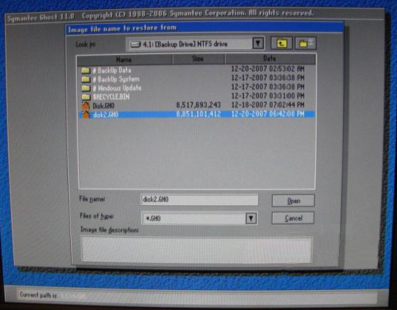 Ghost, opening image